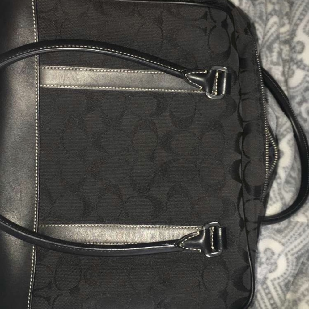black coach purse